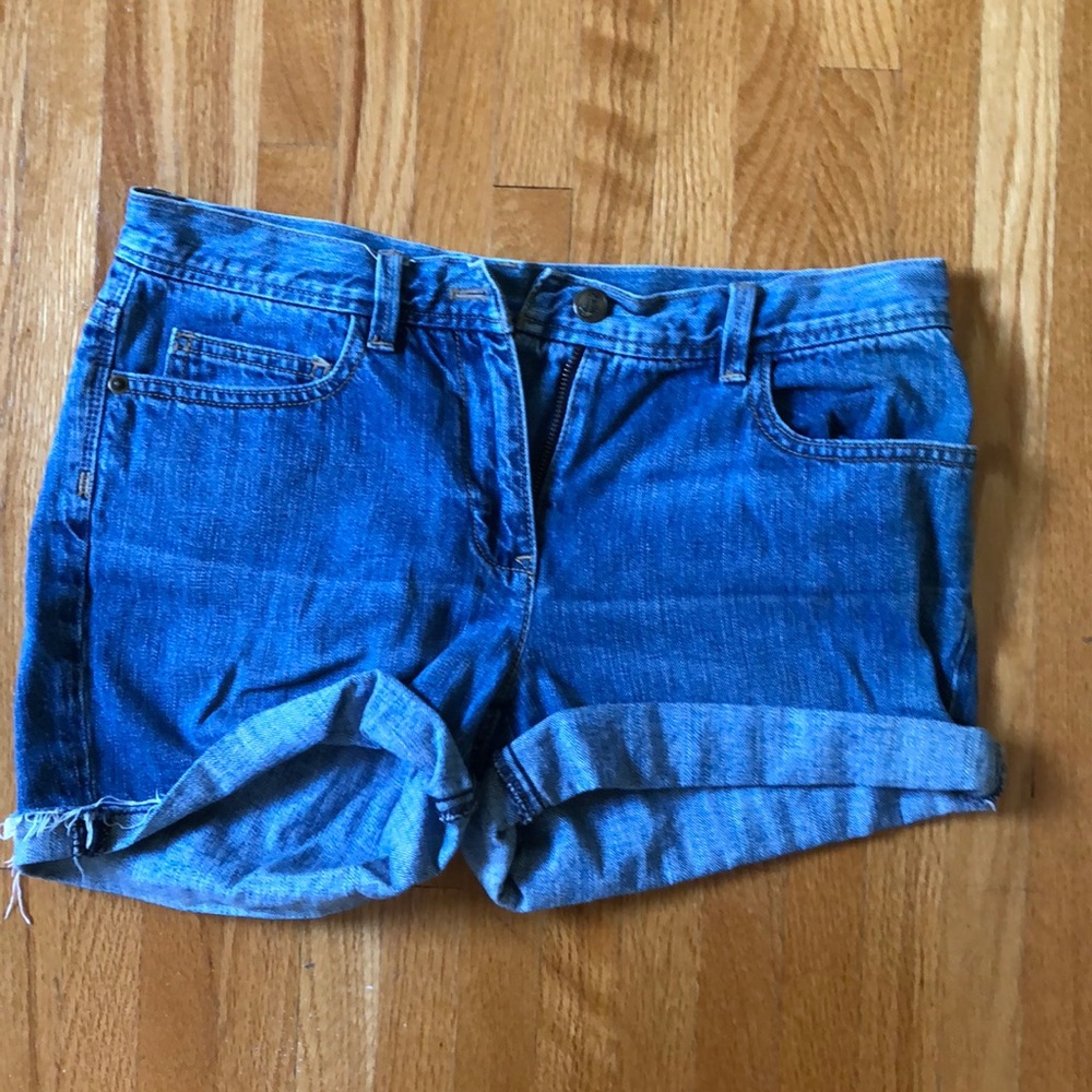 Cowgirl denim shorts by crewcuts, rolled hem